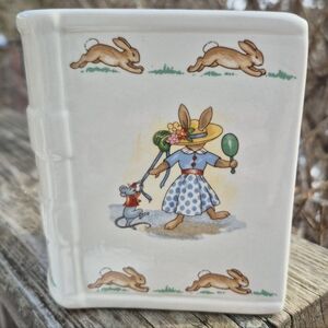 Vintage Ceramic Bunnykins Royal Doulton Coinbank